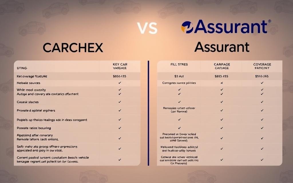CARCHEX vs. Assurant coverage options