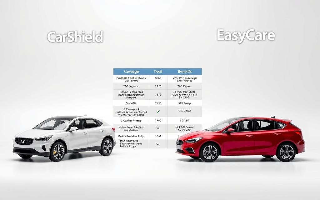 CarShield vs. EasyCare coverage comparison