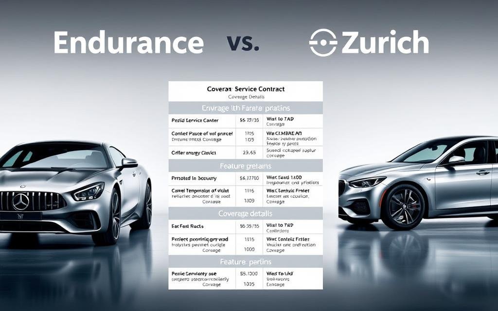 Endurance vs. Zurich coverage comparison