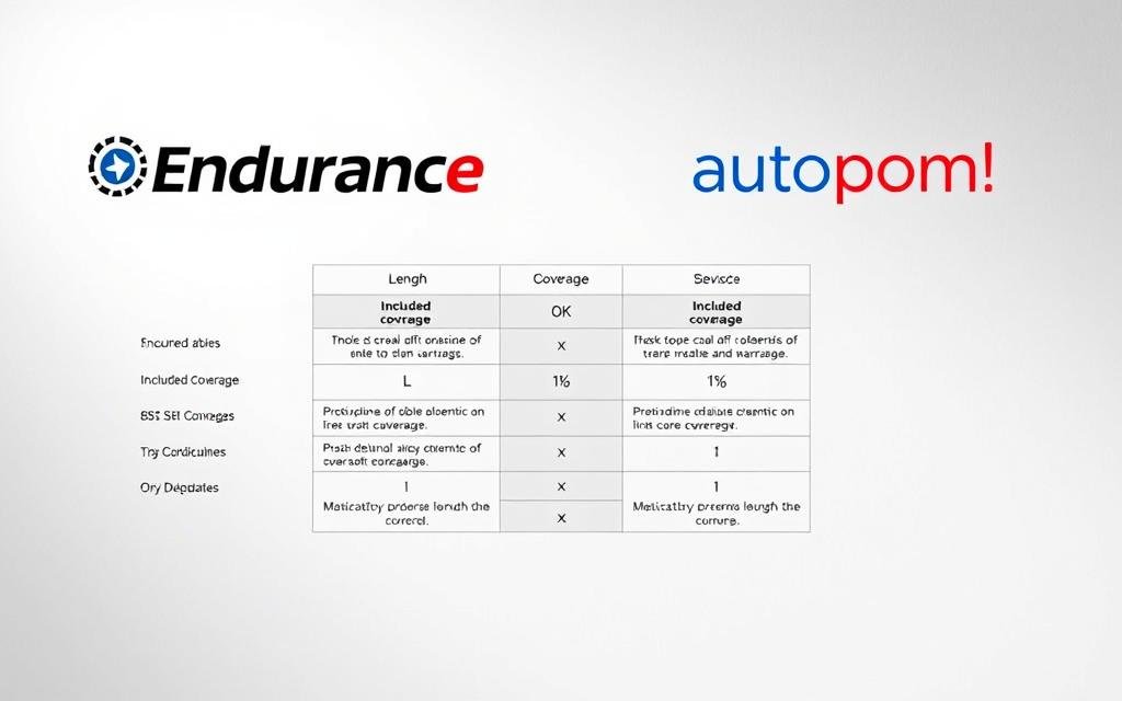 compare Endurance and autopom! coverage