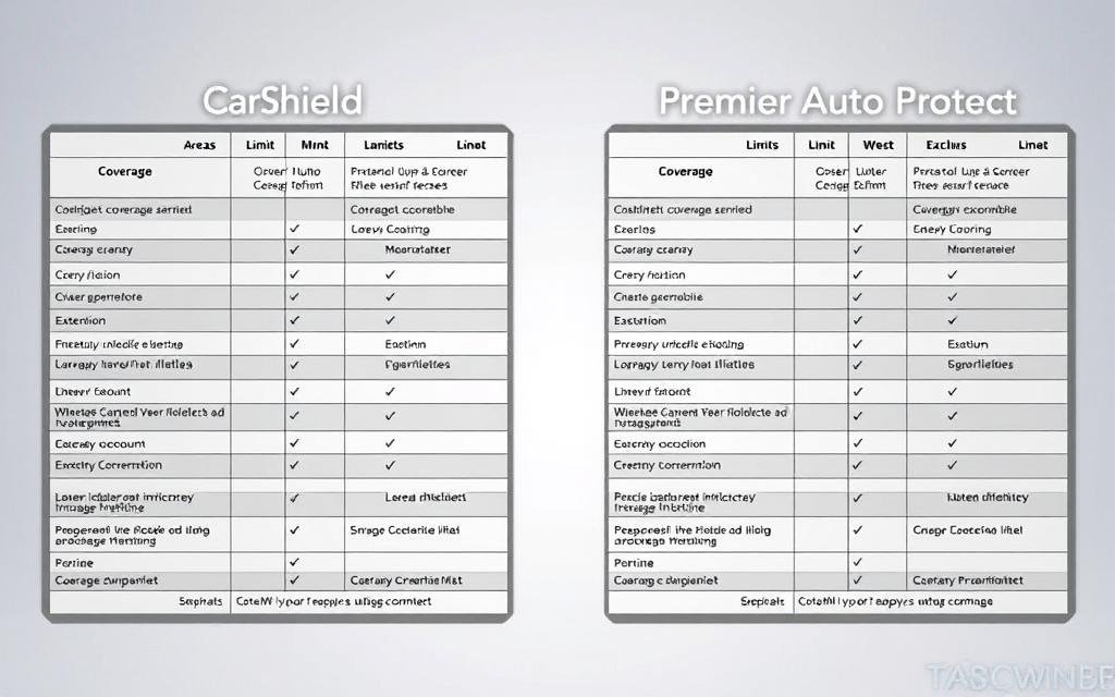 coverage comparison between CarShield and Premier Auto Protect coverage comparison between CarShield and Premier Auto Protect