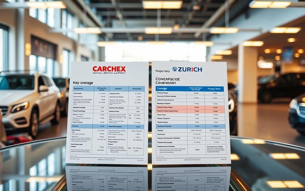 extended auto warranty comparison