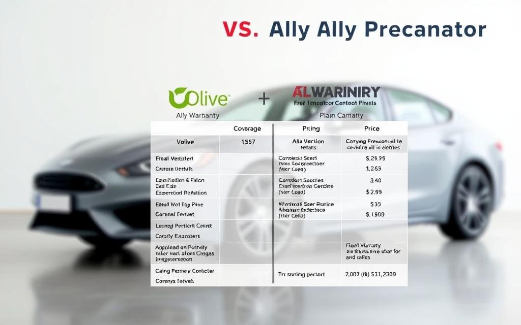 Olive vs. Ally plan types comparison