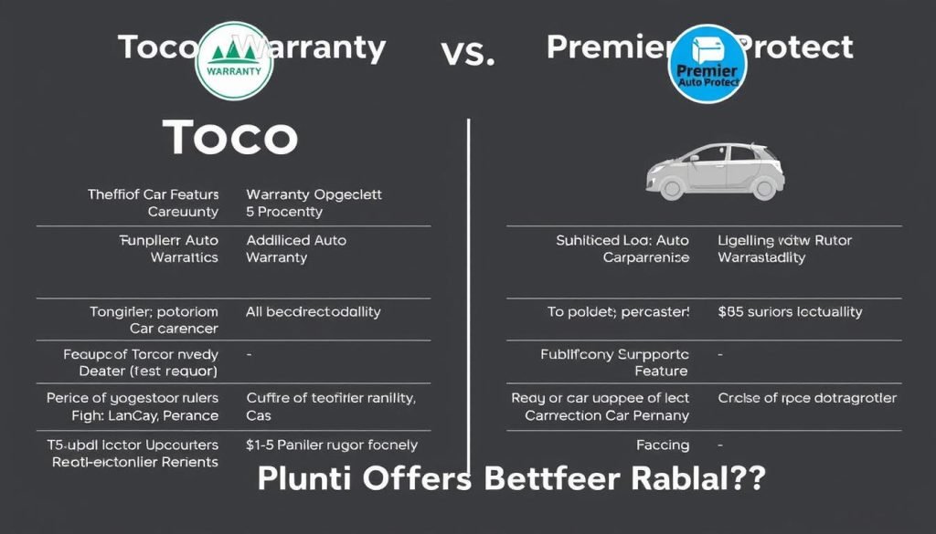 Toco Warranty vs. Premier Auto Protect: Which Offers Better Value?